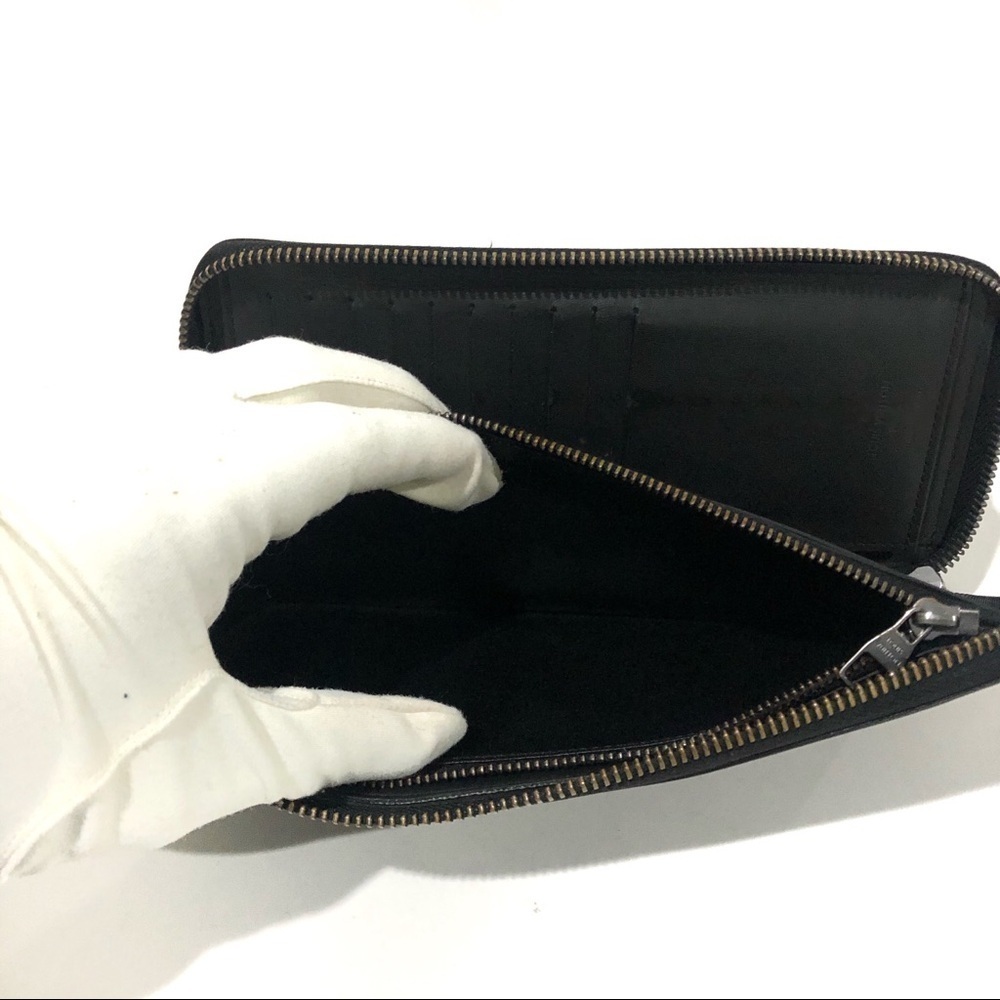 Authentic Louis Vuitton Damier Infini Vertical Leather Zippy Round Long Wallet - Picture 13 of 16